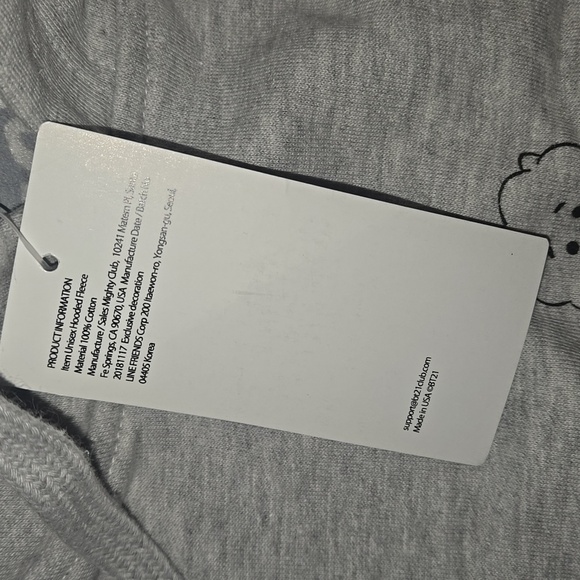 Neighborhood x BT21 Savant/Savage Fleece Hoodie Unisex Gray Size 2X NWT - Picture 9 of 10